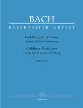 Goldberg Variations, BWV 988 piano sheet music cover